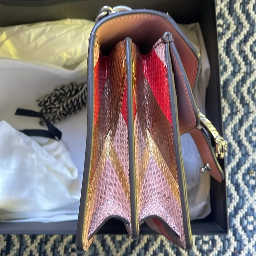 EUC Rare Gucci Python Dionysus Shoulder Bag. Worn only 1 time - Picture 14 of 16